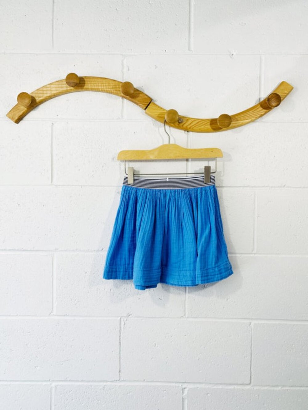 Petit Bateau Periwinkle Gauze Skirt, 6 years